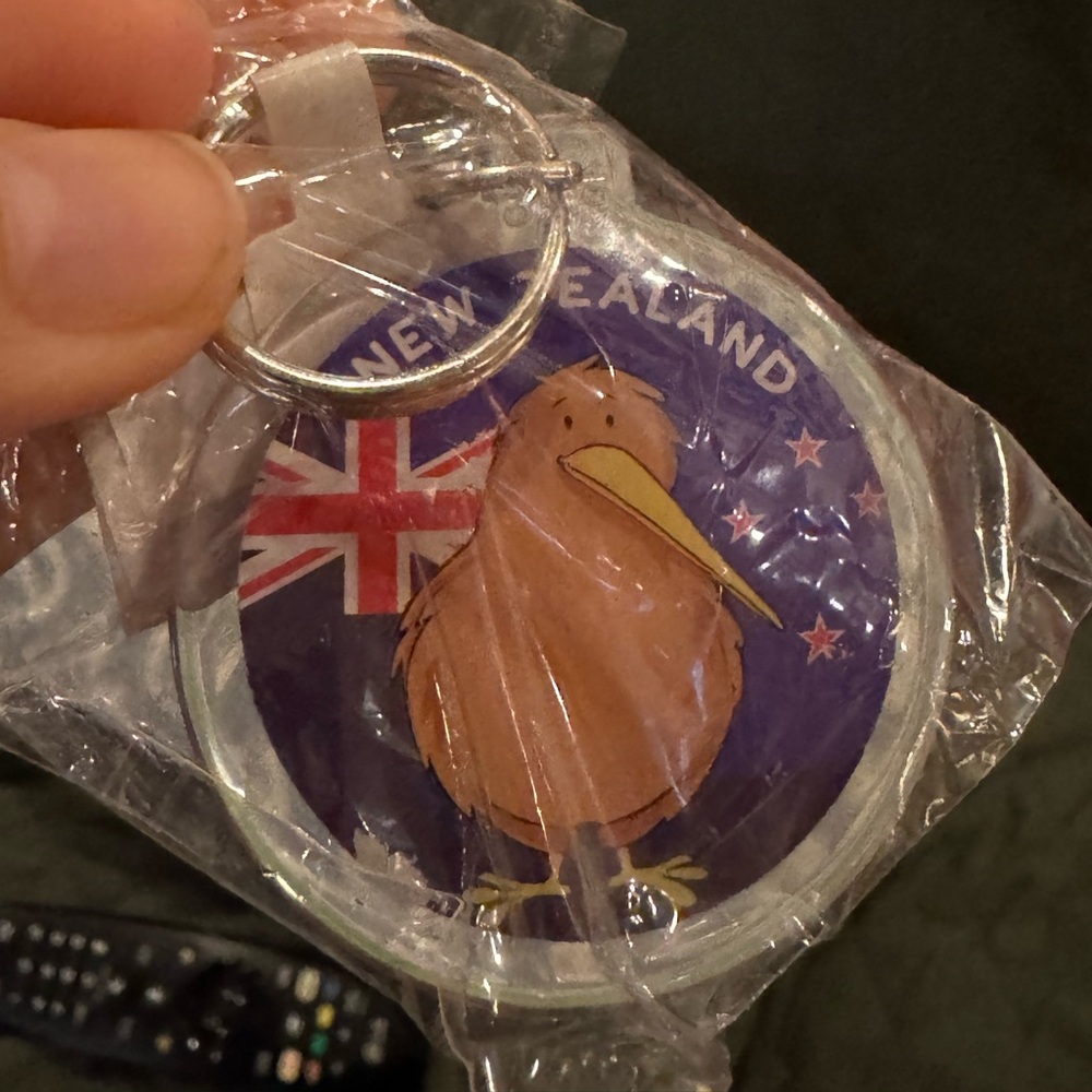 New Zealand Kiwi Keychain